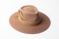 Palarie dama bej Fedora lana D151 Dadarlat