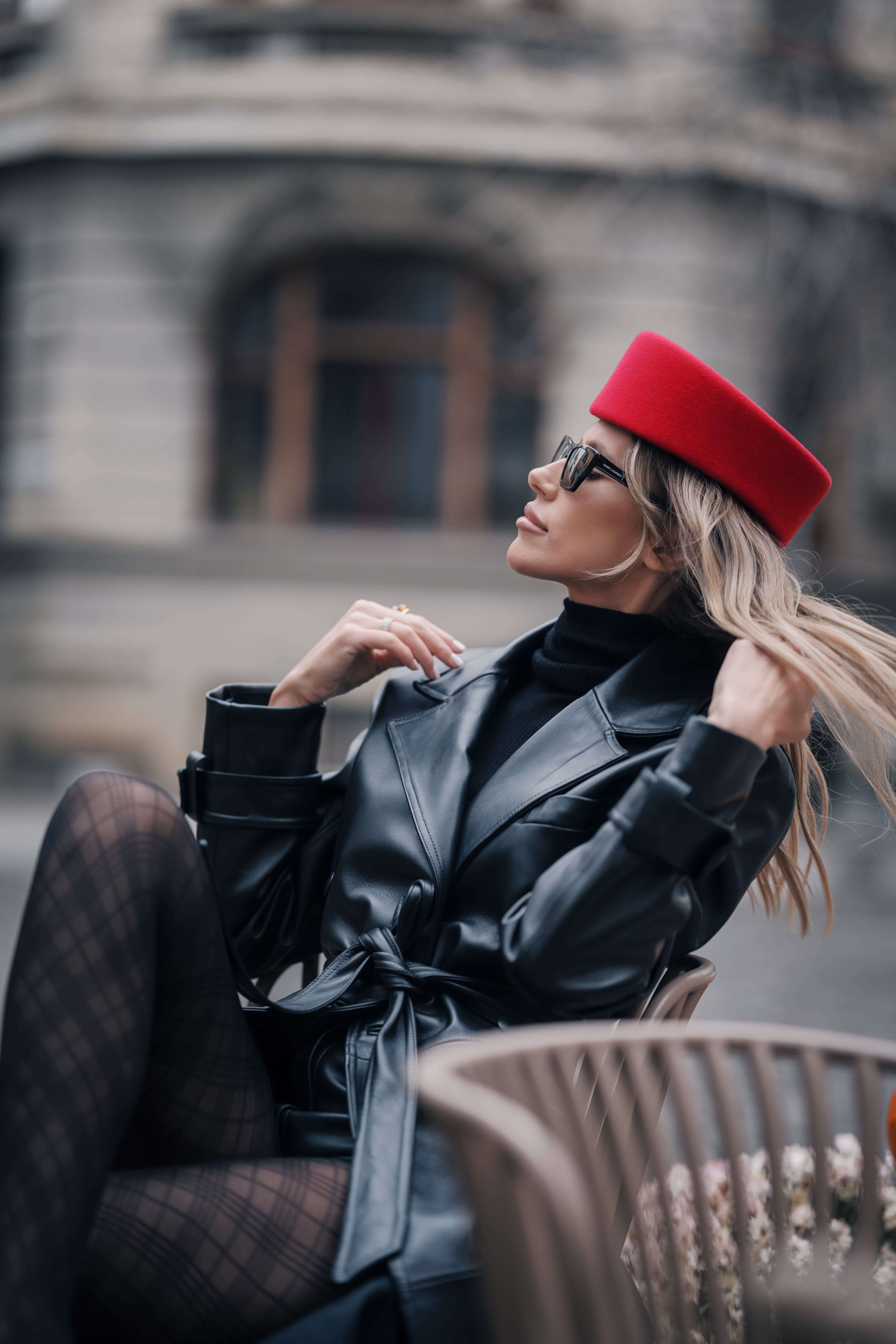 Toca dama Amour rosie lana T7 Dadarlat