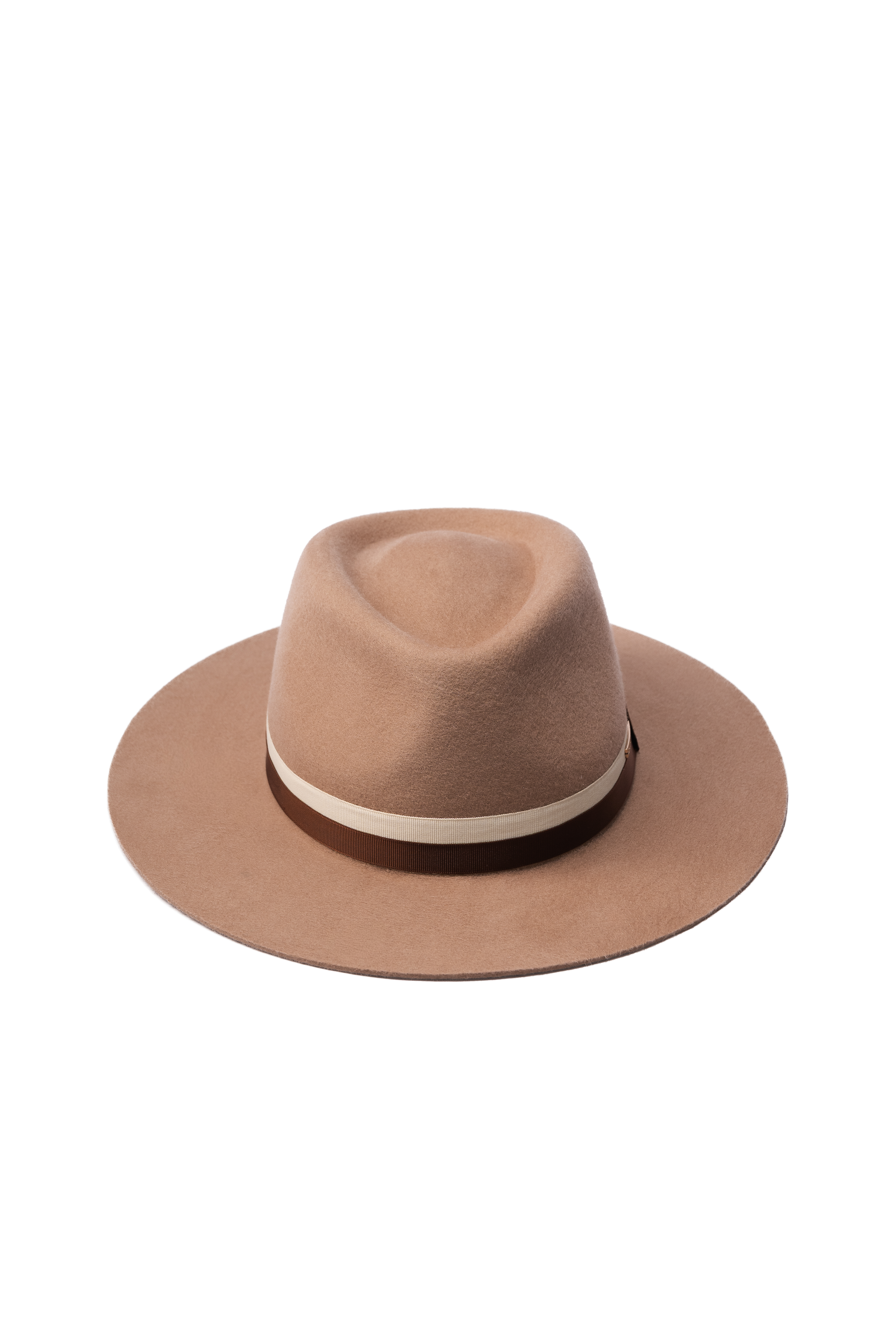 Palarie barbati Fedora Dualis Bej