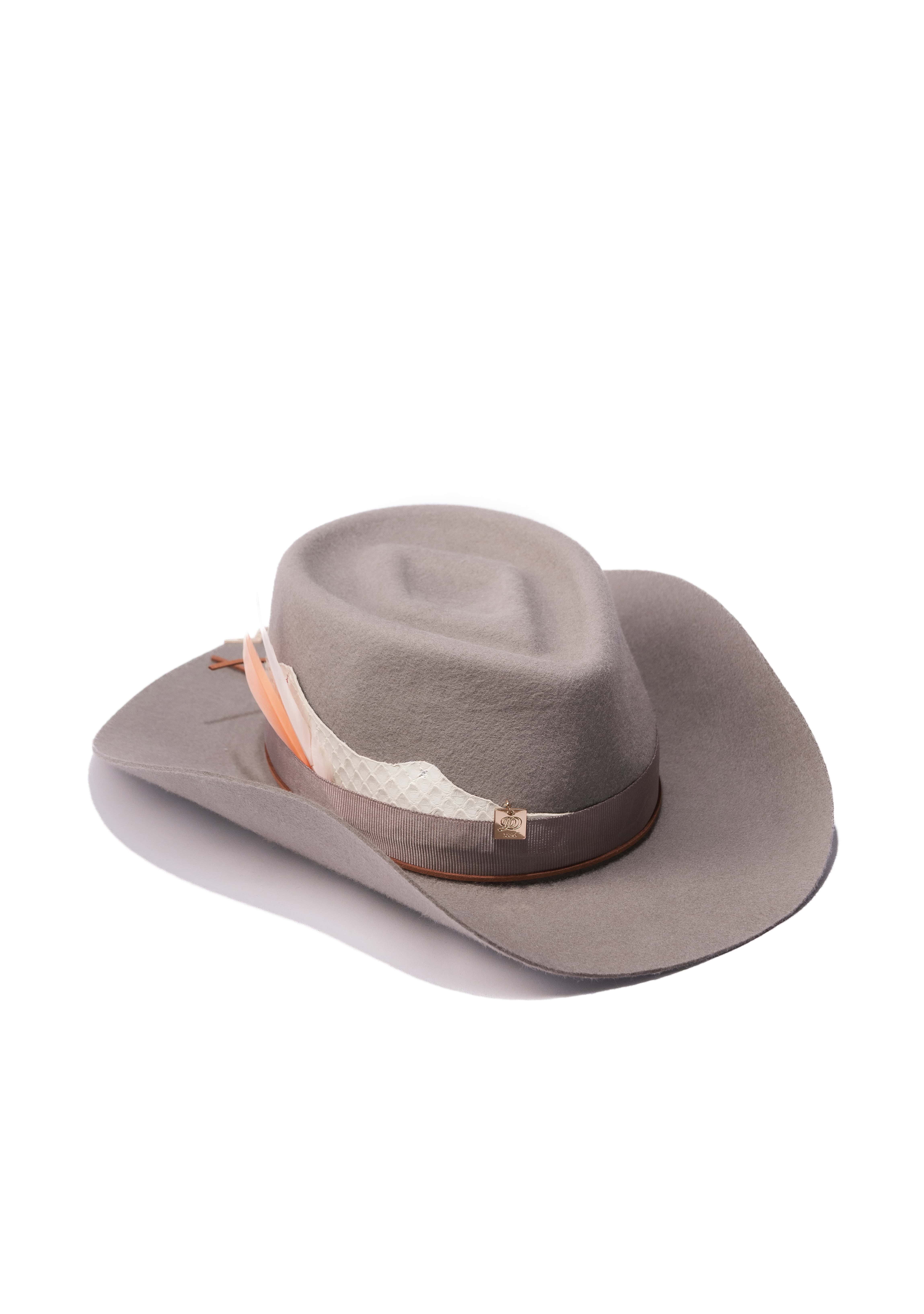 Palarie dama Diamond Cowboy Axis Gri Deschis Palarie dama Diamond Cowboy Axis Gri Deschis