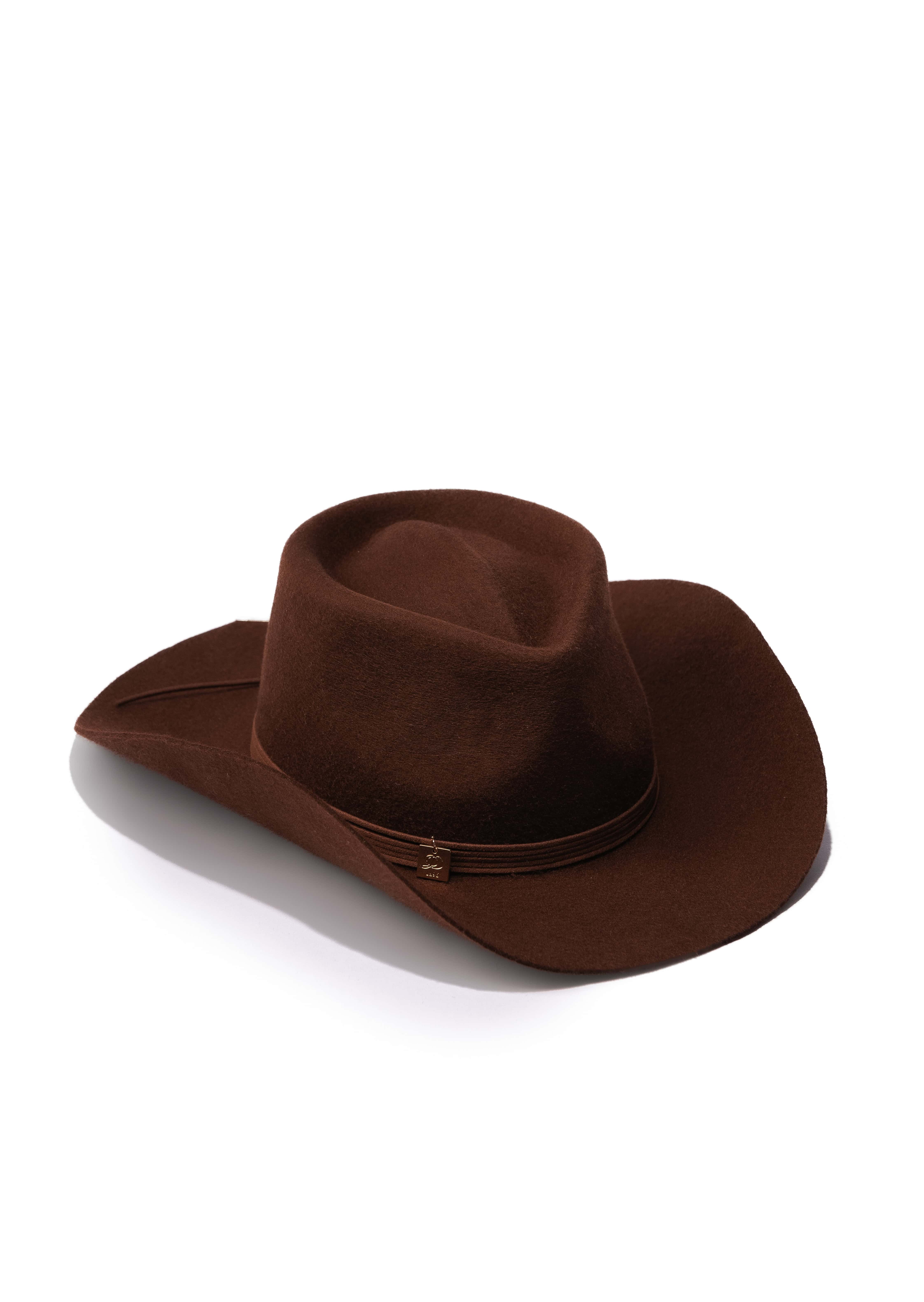 Palarie dama Newdora Cowboy Nodus Maro Cacao Palarie dama Newdora Cowboy Nodus Maro Cacao