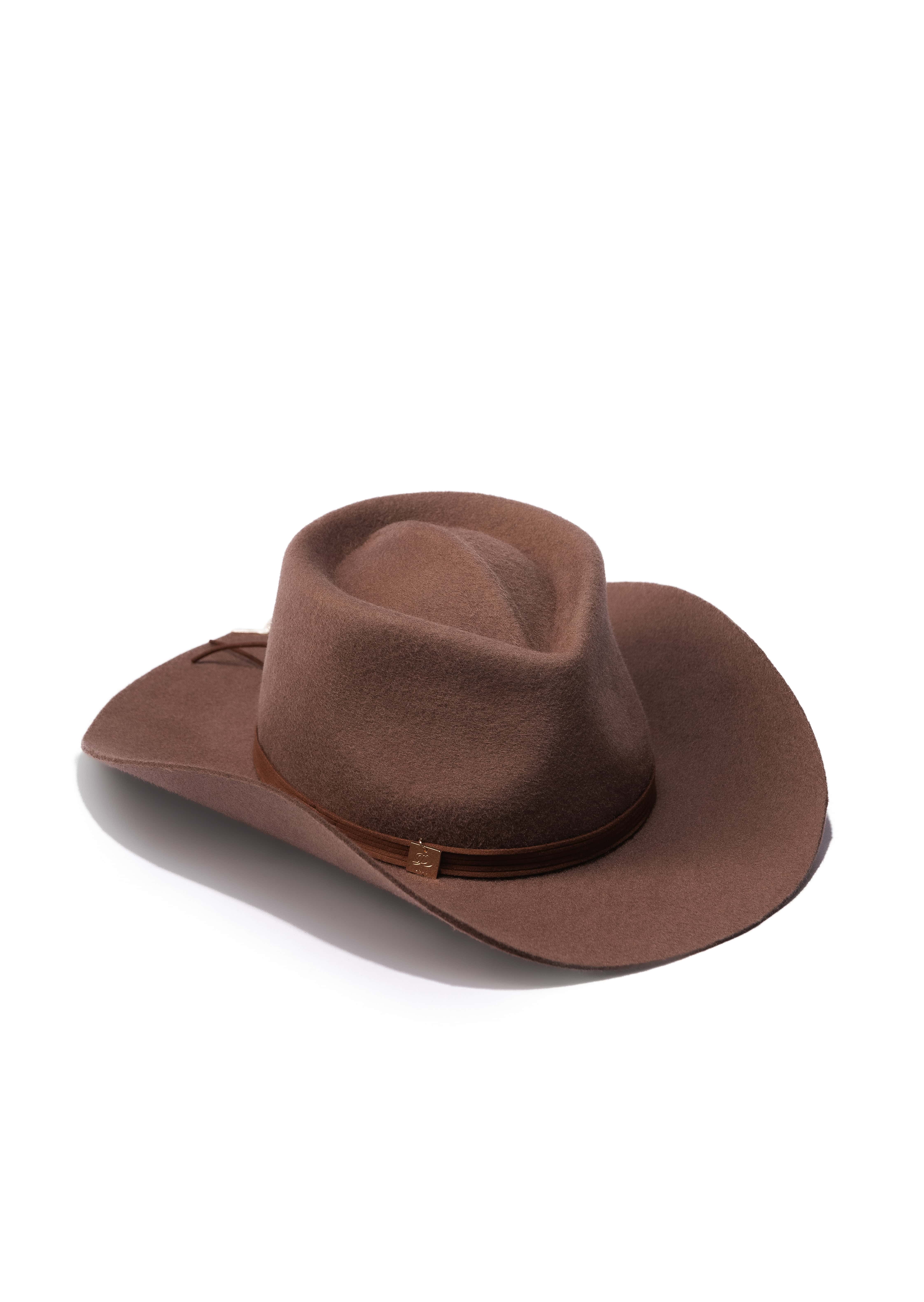 Palarie dama Newdora Cowboy Nodus Maro Camel Palarie dama Newdora Cowboy Nodus Maro Camel