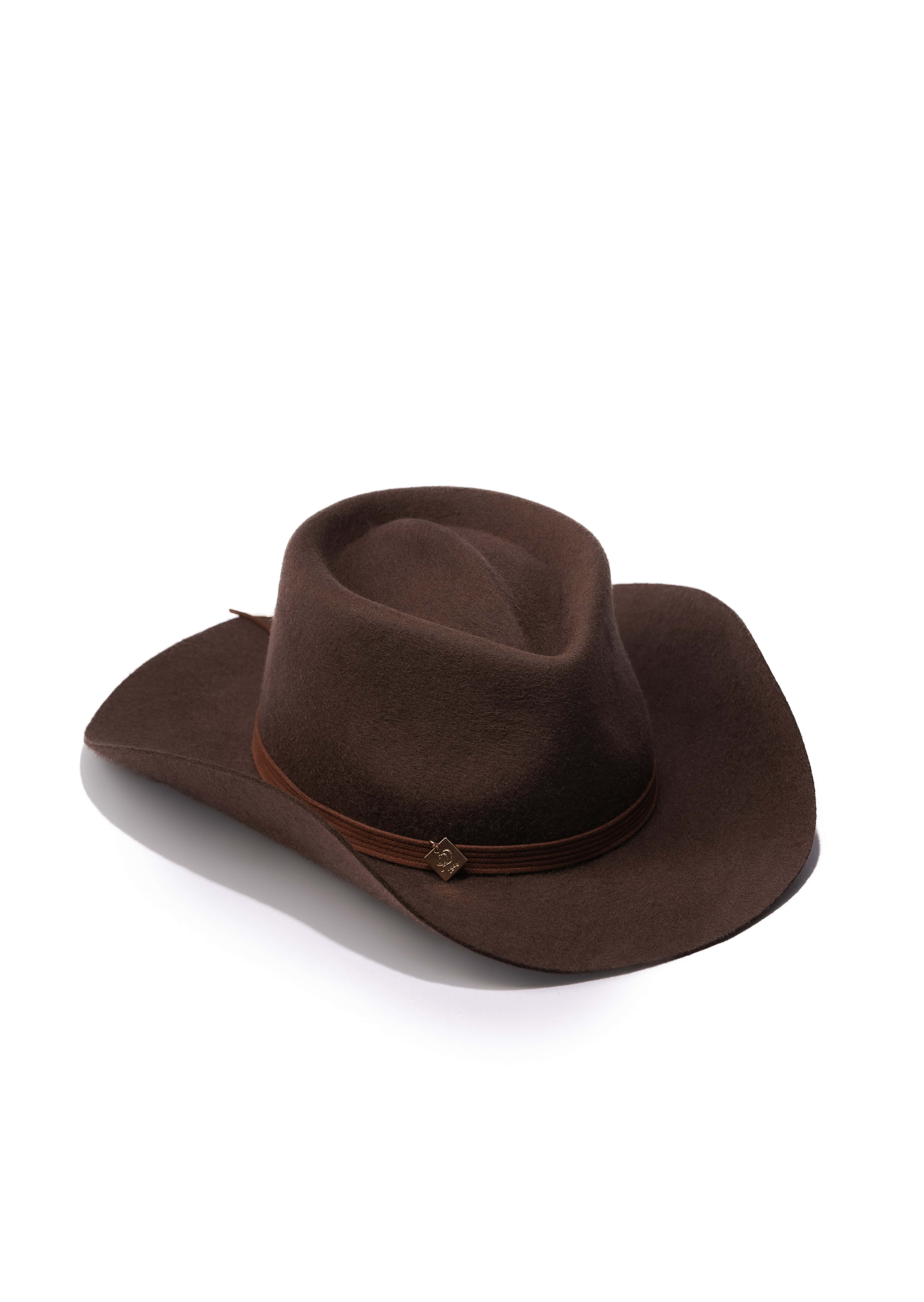 Palarie dama Newdora Cowboy Nodus Maro Inchis Palarie dama Newdora Cowboy Nodus Maro Inchis
