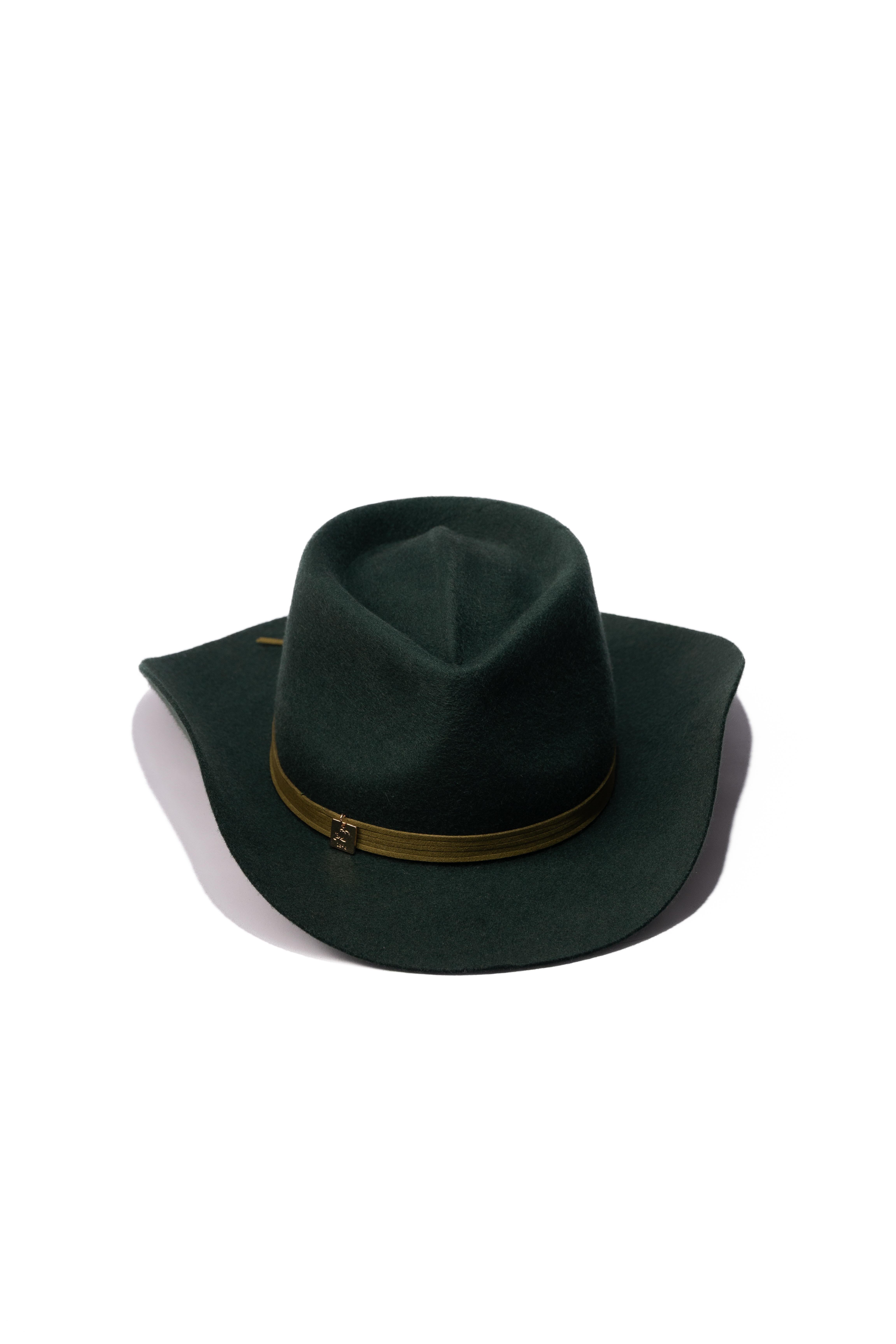 Palarie dama Newdora Cowboy Nodus Verde Inchis