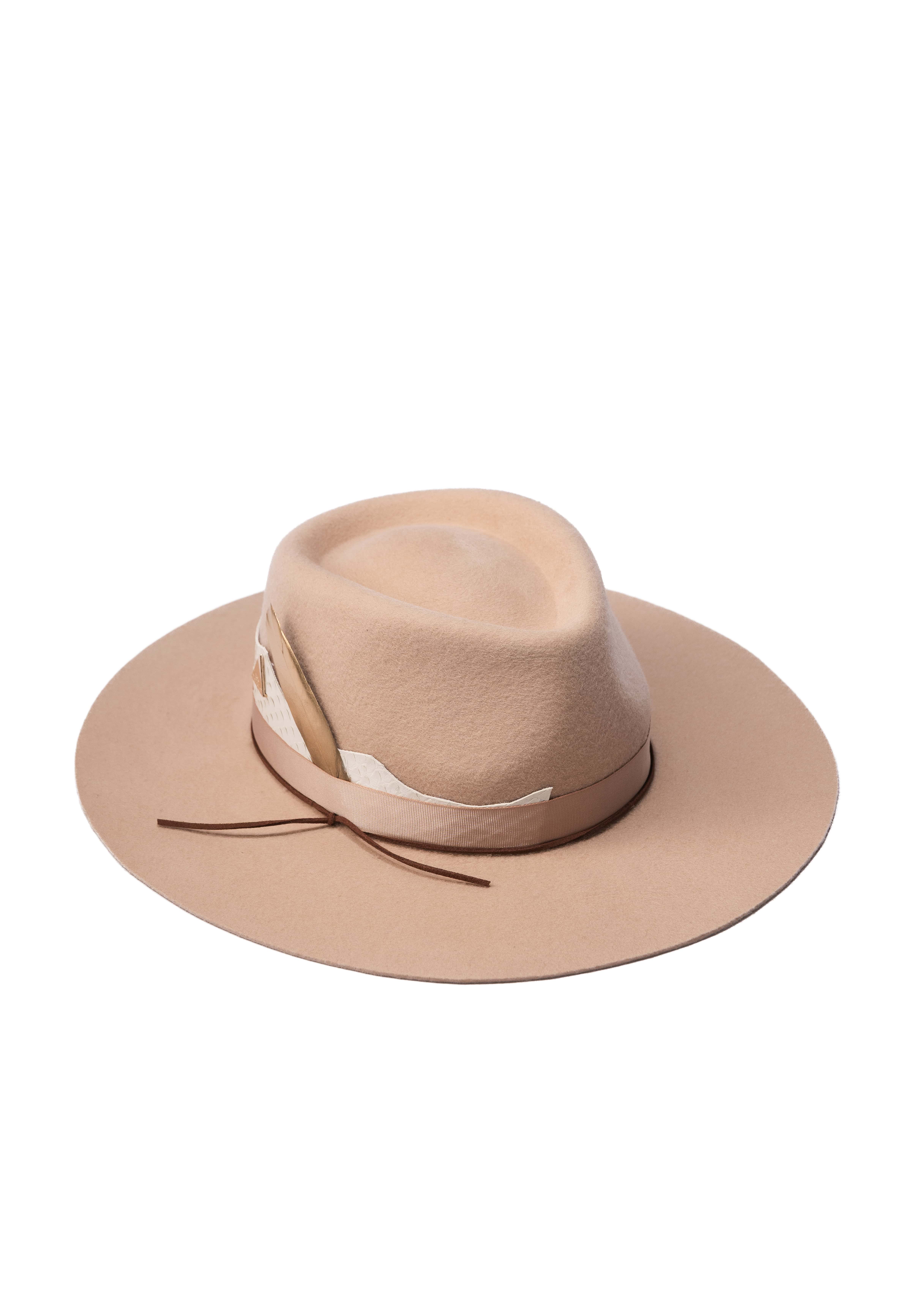Palarie dama Fedora Origin Bej Deschis Palarie dama Fedora Origin Bej Deschis