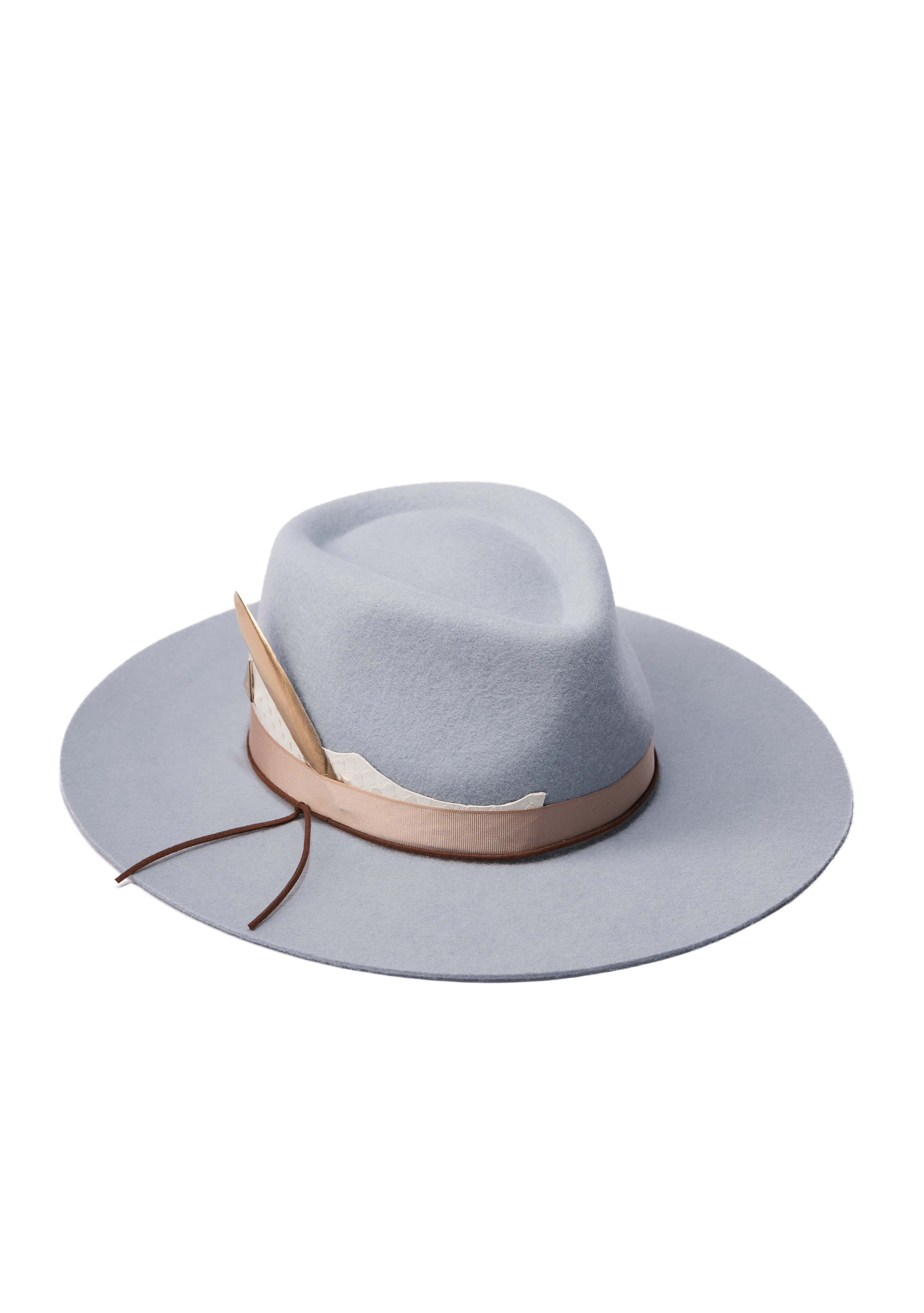 Palarie dama Fedora Origin Albastru Deschis Palarie dama Fedora Origin Albastru Deschis