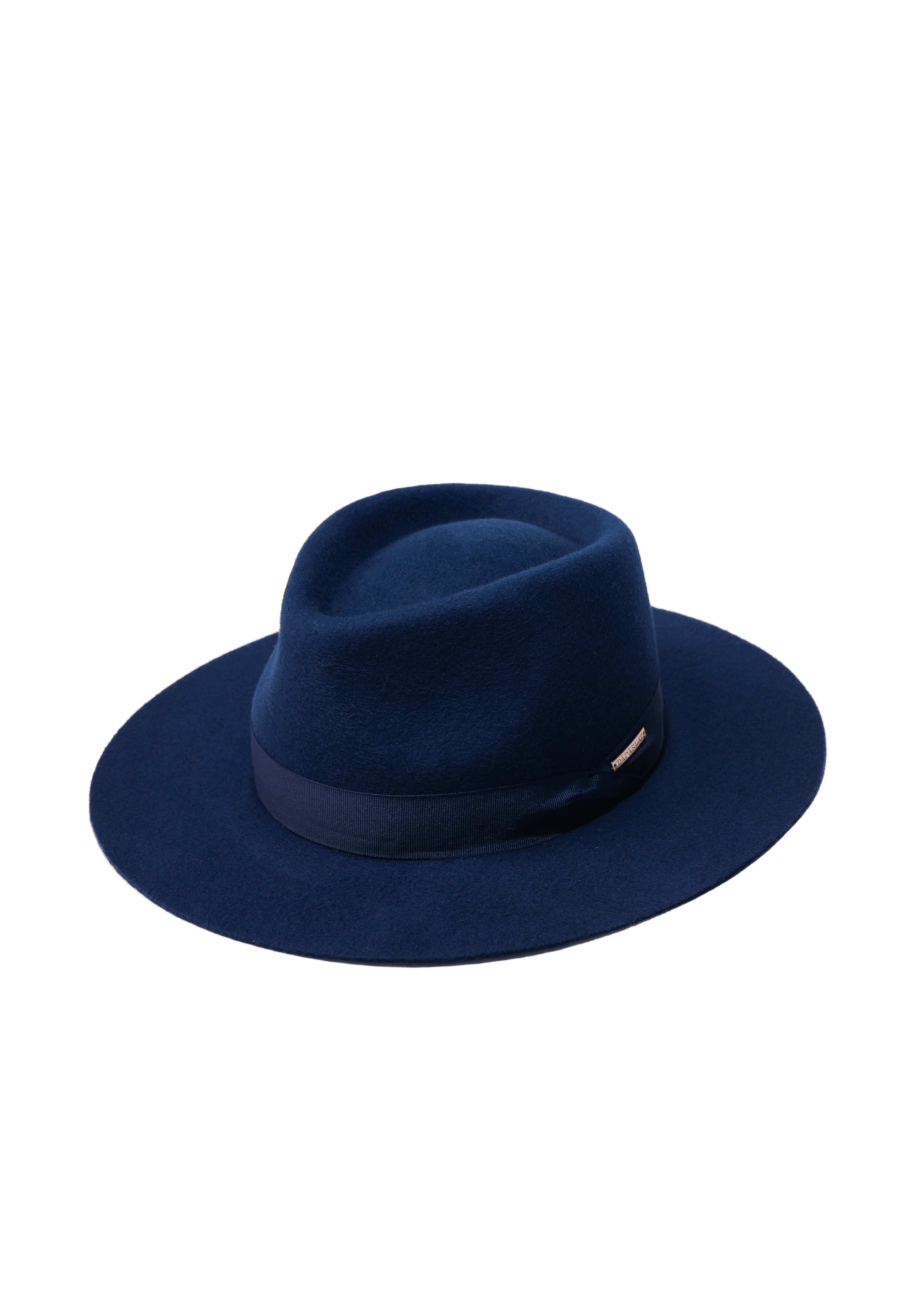 Palarie unisex Fedora Aster Albastru Inchis Palarie unisex Fedora Aster Albastru Inchis