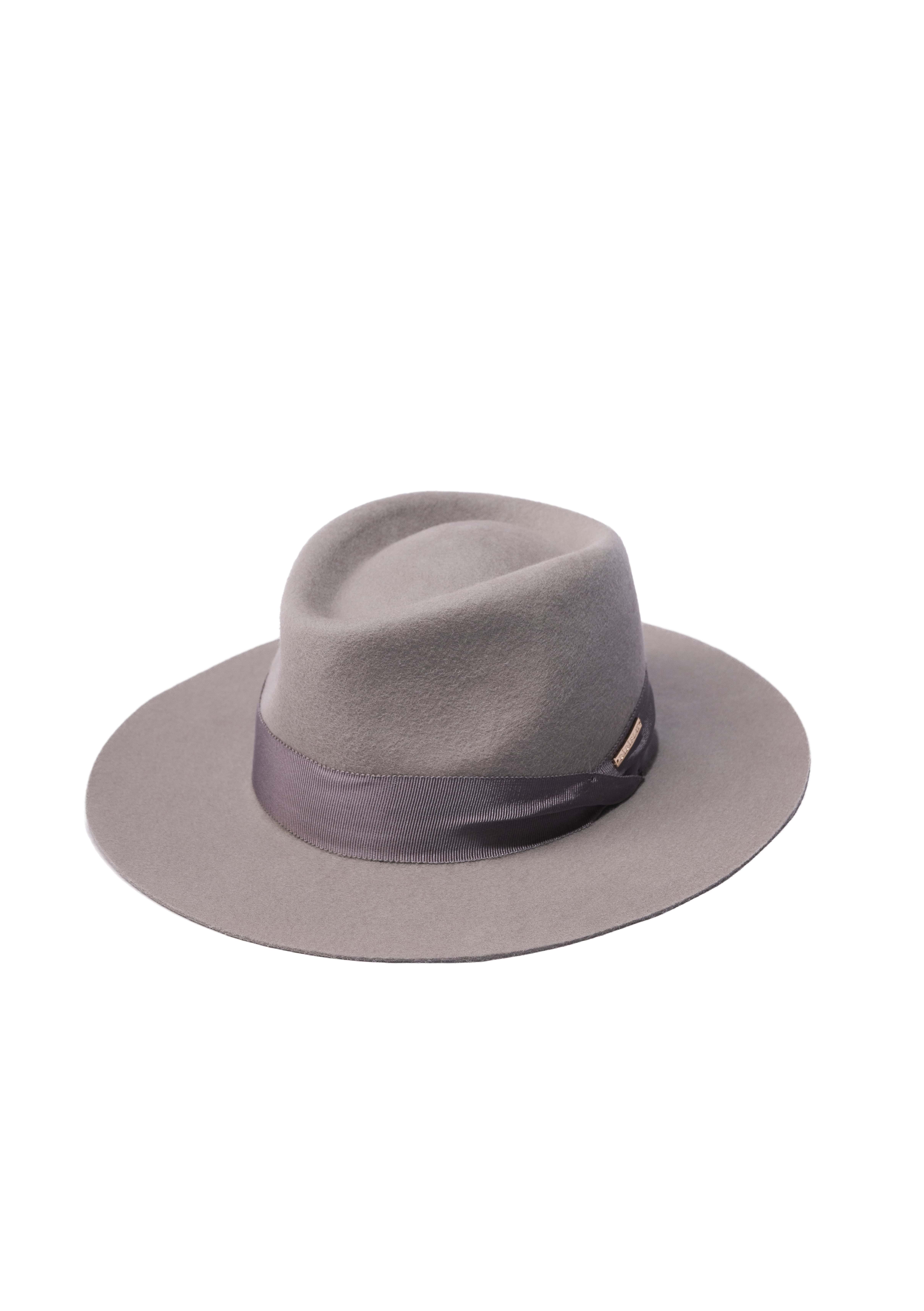 Palarie unisex Fedora Aster Gri Deschis Palarie unisex Fedora Aster Gri Deschis