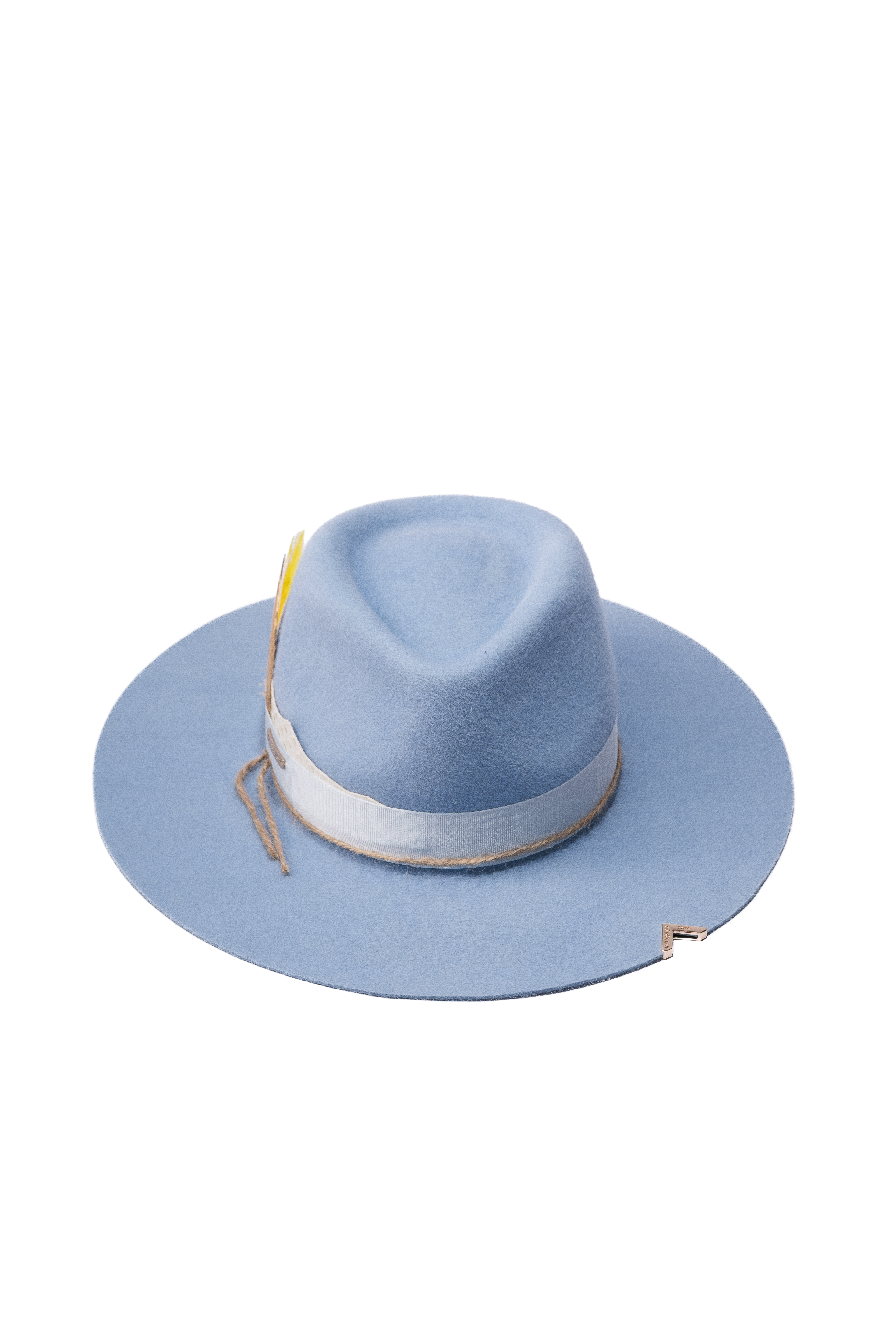 Palarie dama Fedora Echo Albastru Deschis