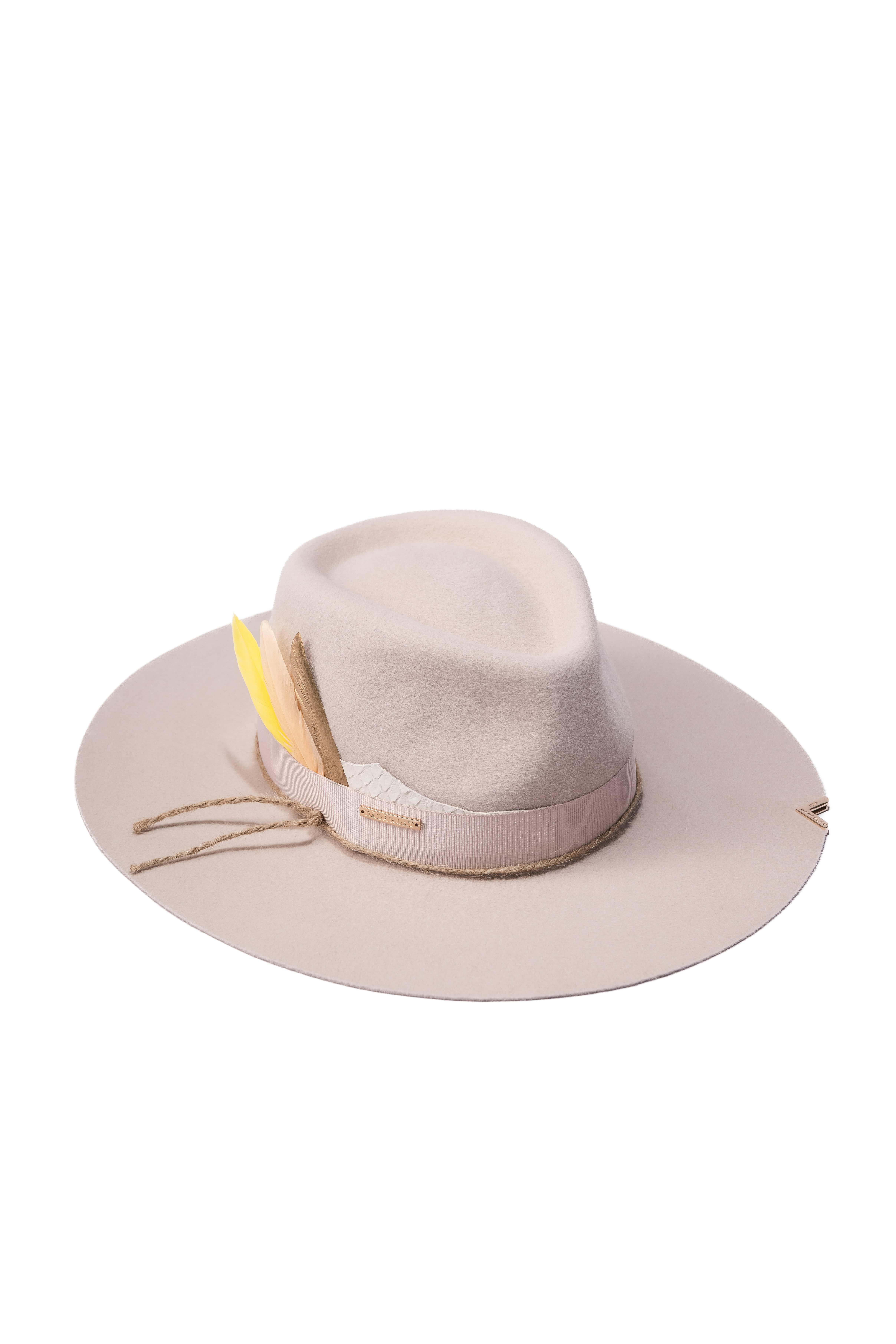 Palarie dama Fedora Echo Bej Palarie dama Fedora Echo Bej