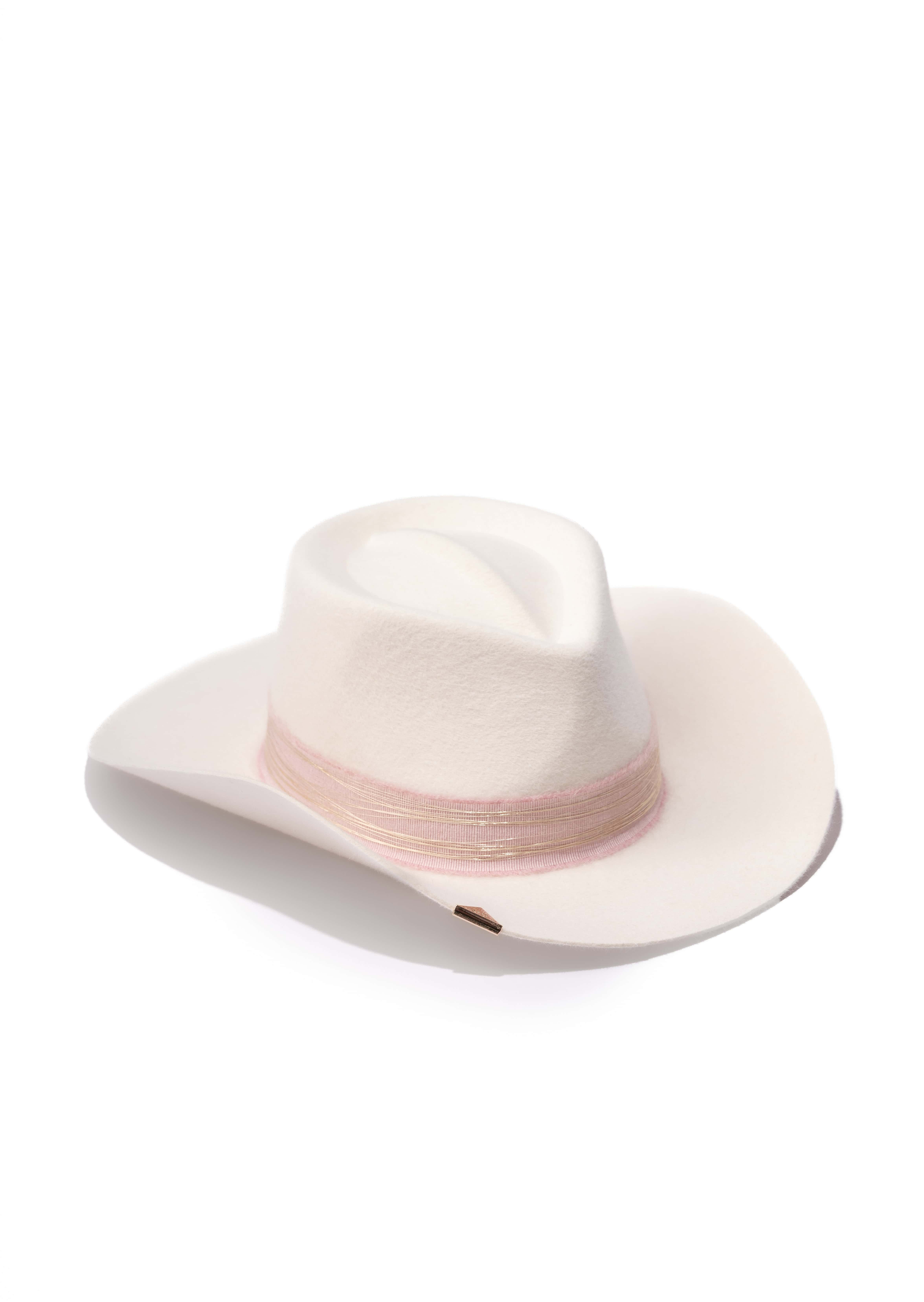 Palarie dama Newdora Cowboy Temei Alb Palarie dama Newdora Cowboy Temei Alb