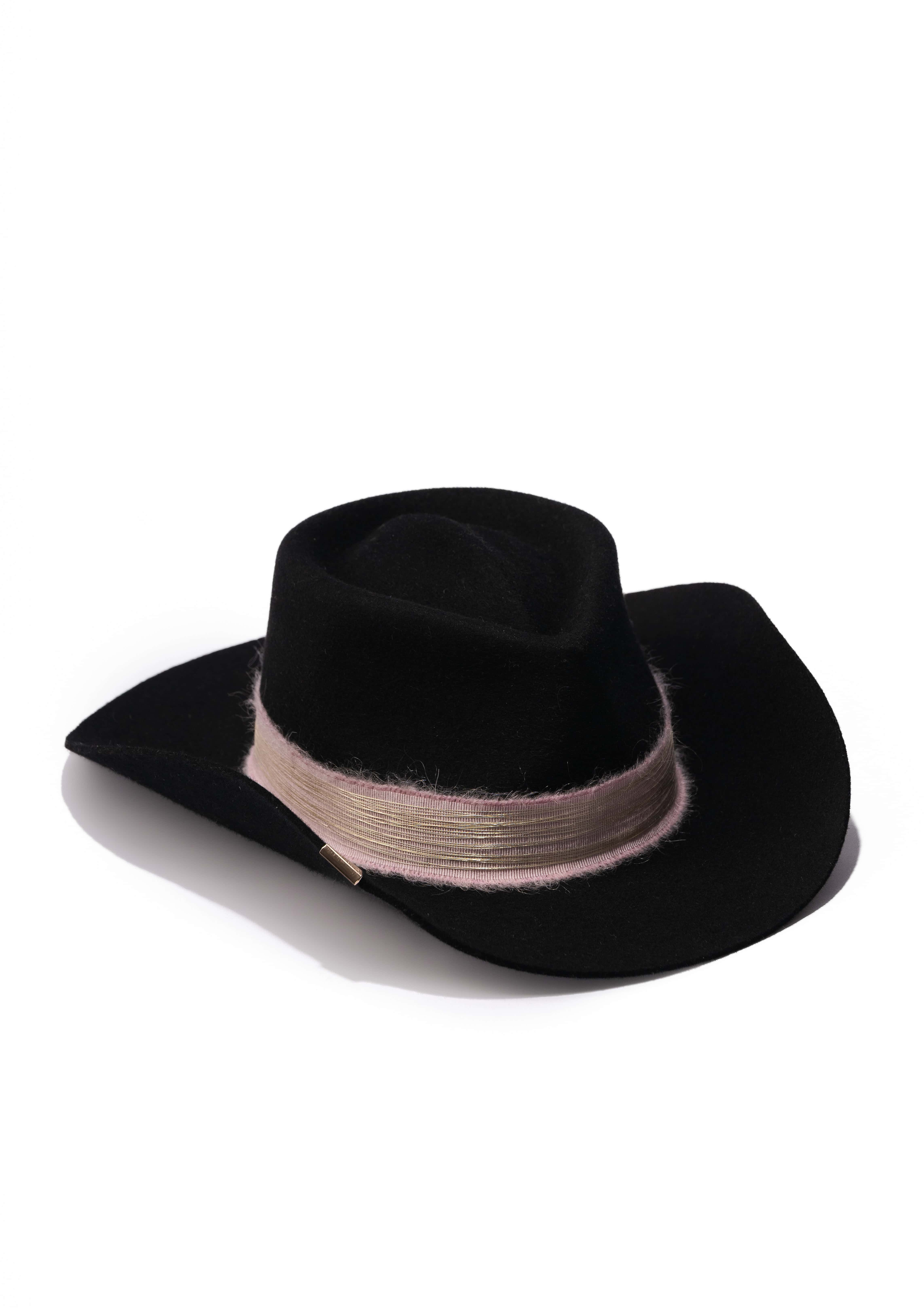 Palarie dama Newdora Cowboy Temei Negru Palarie dama Newdora Cowboy Temei Negru